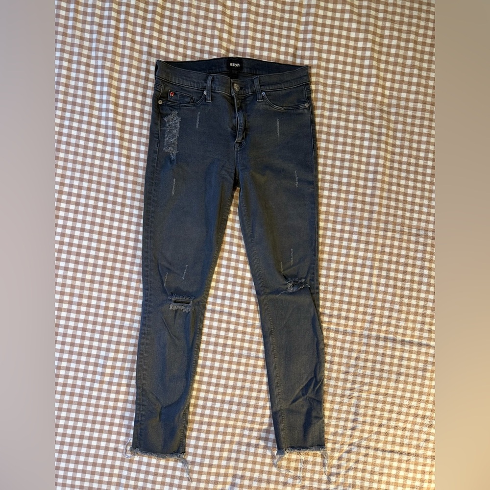Super stretchy Hudson skinny jeans